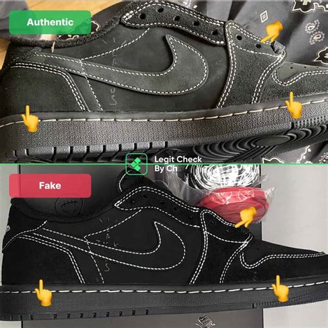 fake travis scott jordan 1 vs real